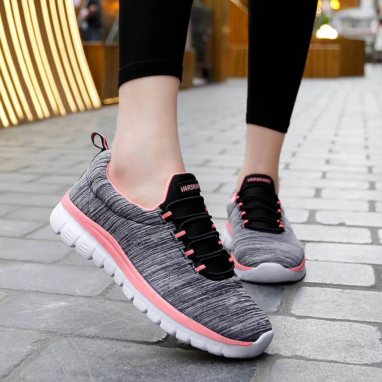 VARSKARC Women's Breathable Comfortable Fashion Casual Shoes
