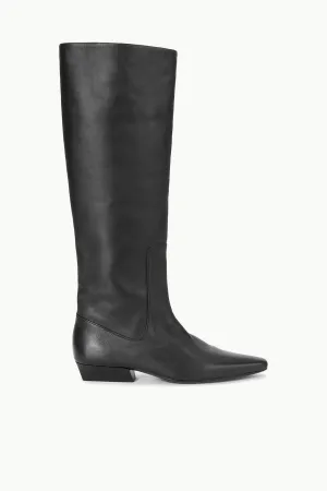 WALLY FLAT BOOT | BLACK