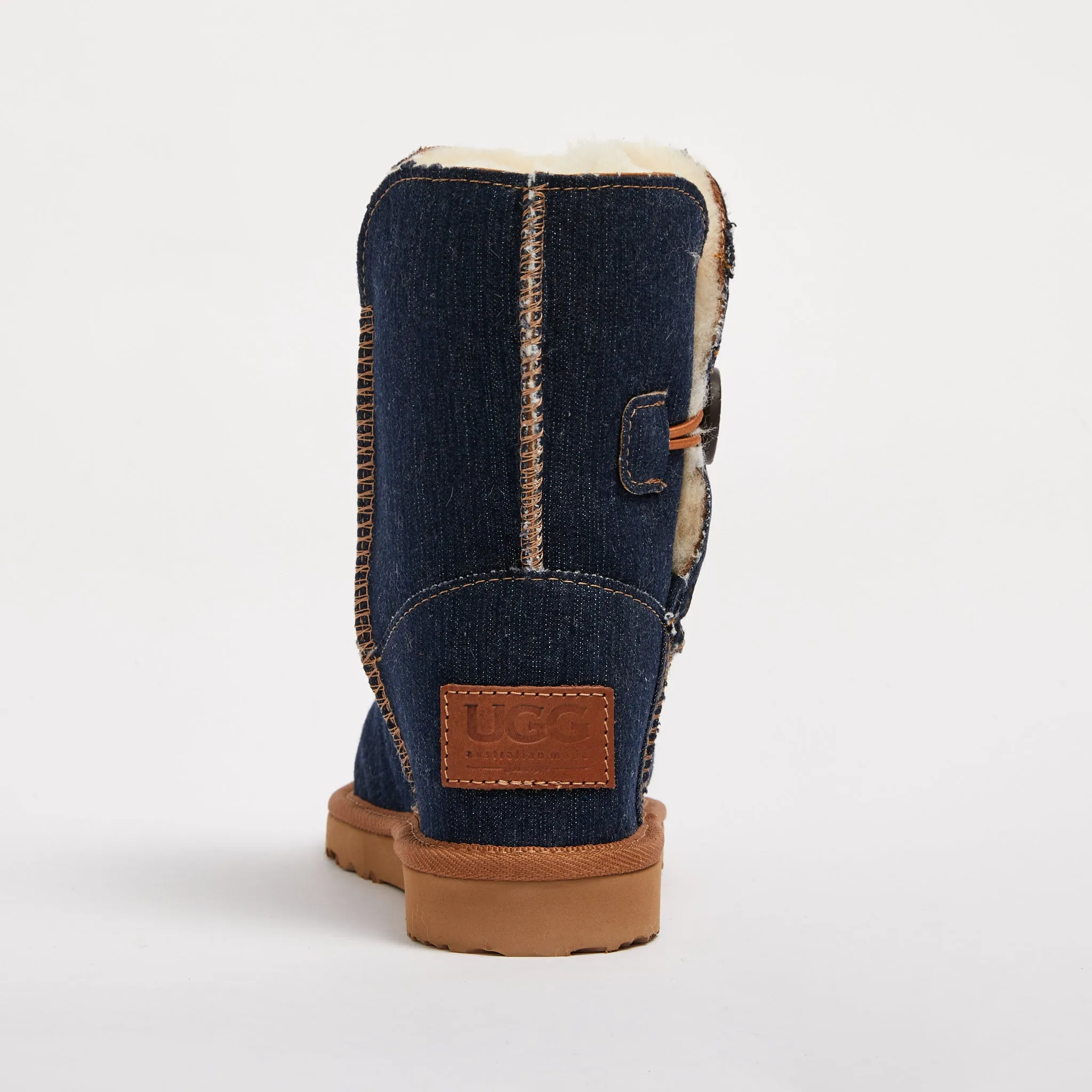 Women's Denim Button Mid