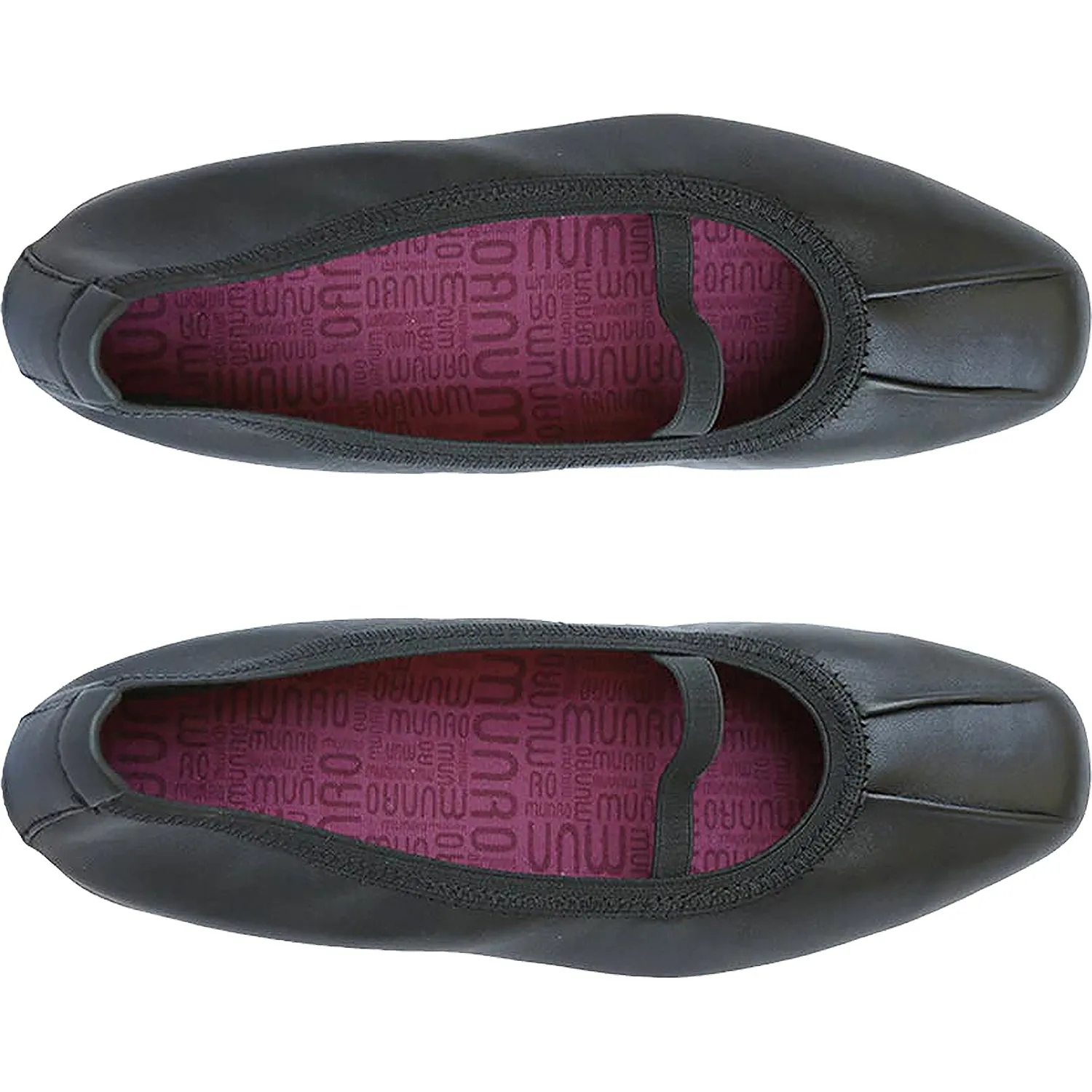Women's Munro Tina Black Leather