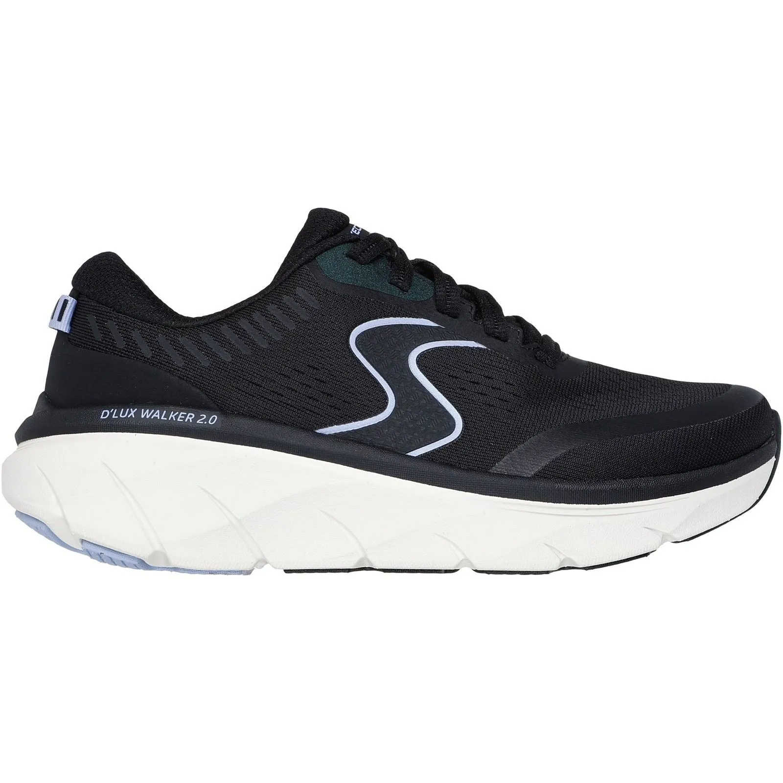 Women's Wide Fit Skechers 150007 D'lux Walker 2.0 Active Pace Trainers