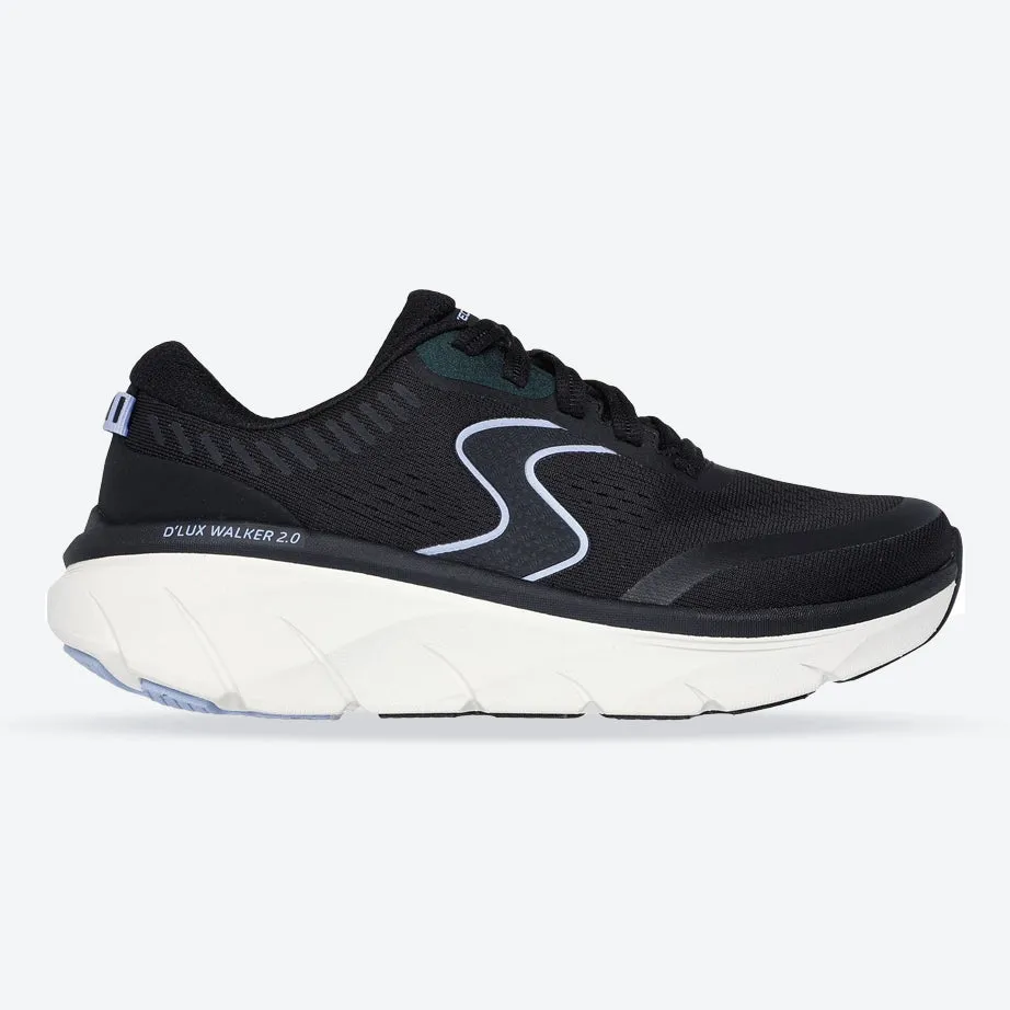 Women's Wide Fit Skechers 150007 D'lux Walker 2.0 Active Pace Trainers