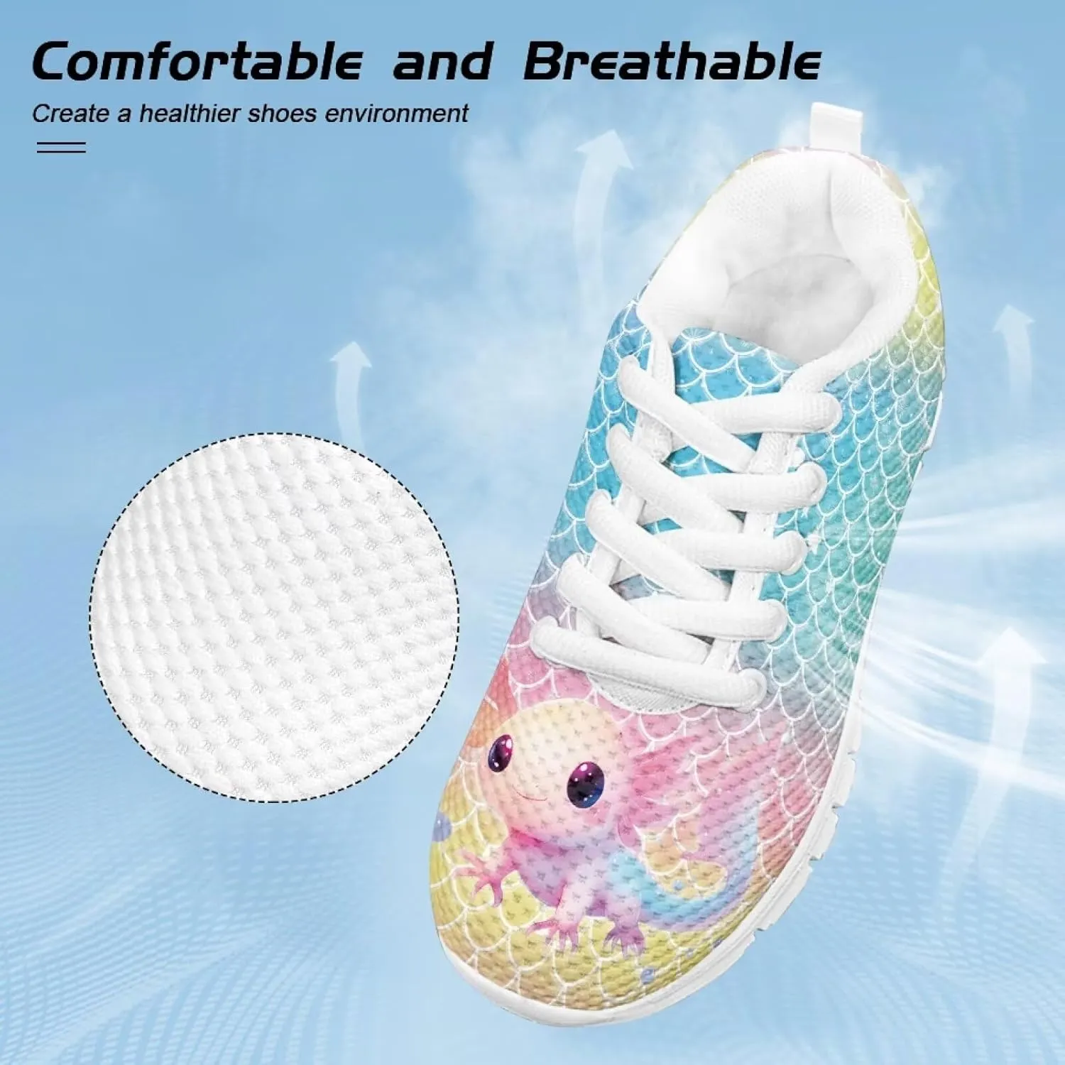 Yzaoxia Kids Tennis Shoes Lightweight Comfortable Kids Shoes Girls Boys Breathable Casual Shoes
